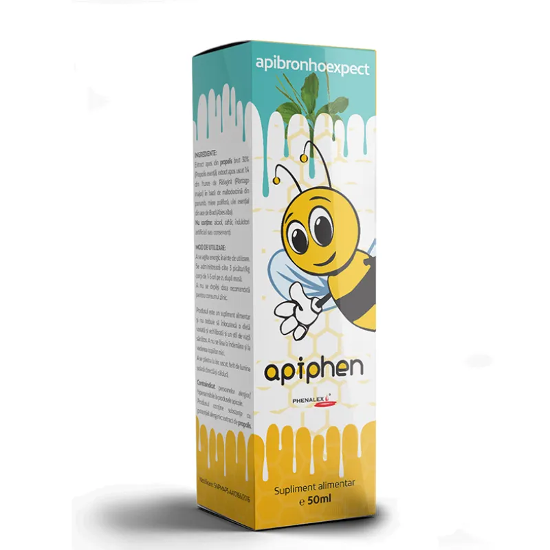 Apiphen apibronhoexpect 50ml pentru copii si adulti